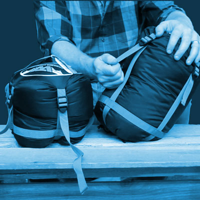 How to stuff a stuff sack