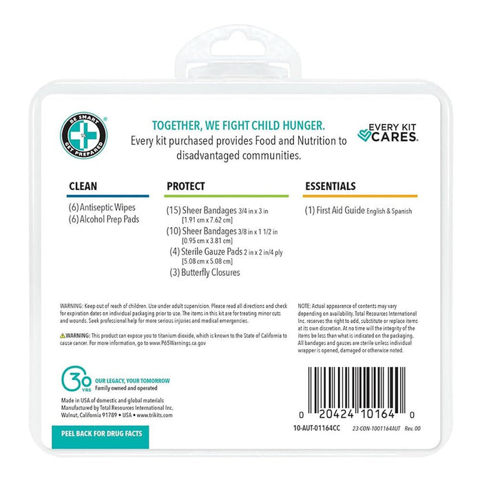 Be Smart Get Prepared AWAY WE GO FIRST AID-45 PIECE - Next Adventure