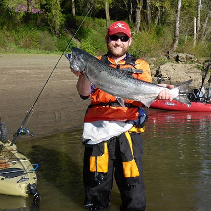 Kayak Fishing: Chinook Salmon Willamette River