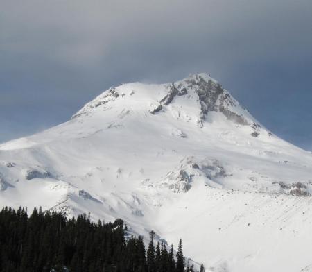 Snowboard Mountaineering Mt. Hood- Newton Clark Headwall Funnel