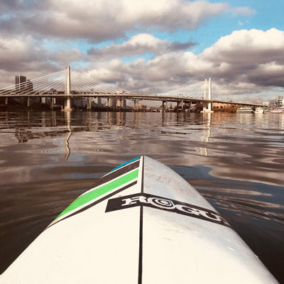 Paddleboarding the Willamette