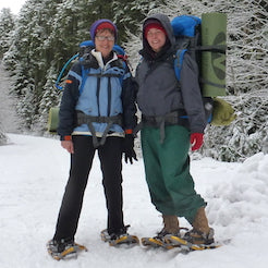 Next Adventure Winter Camping snowshoe trip snowshoes