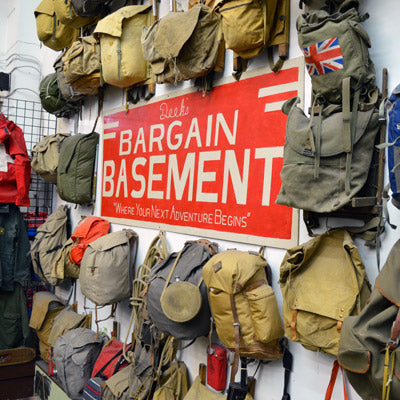 gear on a budget at the Next Adventure Bargain Basement