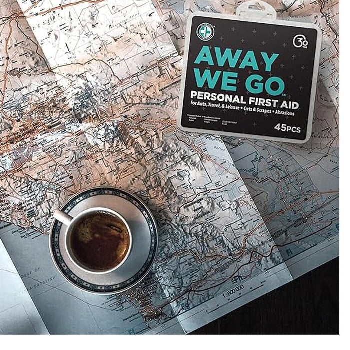 Be Smart Get Prepared AWAY WE GO FIRST AID-45 PIECE - Next Adventure