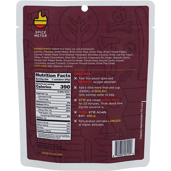 Good To-Go INDIAN KORMA - Next Adventure