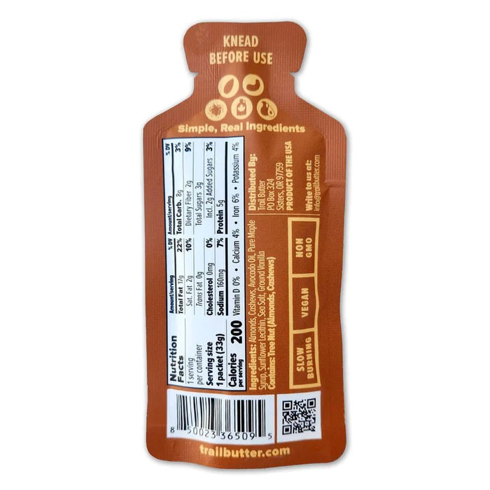 Trail Butter MAPLE SYRUP & SEA SALT BLEND - Next Adventure
