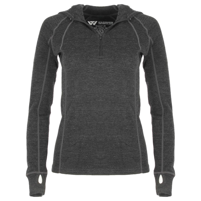 Next Adventure MERINO WOOL ZIP UP BASE LAYER - WOMEN'S - Next Adventure