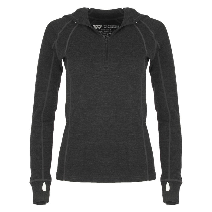 Next Adventure MERINO ZIP-UP HOODIE BASE LAYER - WOMEN'S - Next Adventure